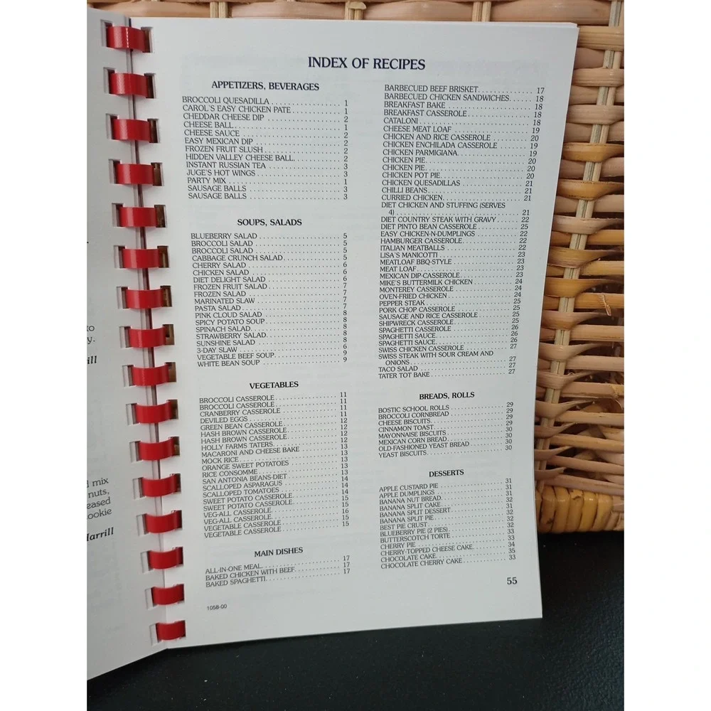 Bostic Baptist Church Cookbook Ellenboro, North‎ Carolina 2000 Spiral Vintage